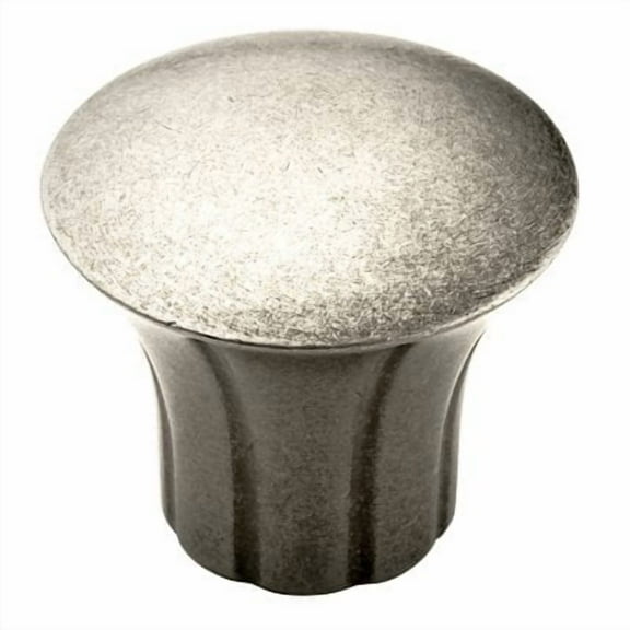 Vasari 1-5/16 in (33 mm) Diameter Antique Nickel Cabinet Knob