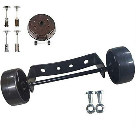 Universal Patio Heater Wheel Kit-Easy to Move/Install-Gas Patio Heater Replacement Universal Movable Wheel, Patio Heater Parts Outdoor Umbrella Gas Heater Wheel Kit