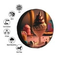 thumbnail image 3 of Bingfone Colorful Cake Ice Cream Spare Tire Cover Weatherproof Universal Wheel Protectors for RV Camper Travel Trailer SUV Truck-17 inch, 3 of 8