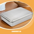 thumbnail image 2 of Shisuyan Covered Cake Pan Rectangle Cooking Pan Sleek and Polished Finish 1 Set, 2 of 9