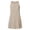 Khaki, variant on Tsivenald Casual Summer Dresses for Women Sleeveless Crew Neck Striped Mini Dress with Side Pockets Loose Swing Tunic Dress