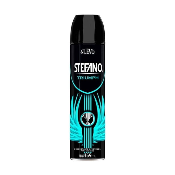 Desodorante Hombre Stefano Triumph Antitranspirante en Aerosol 159 ml