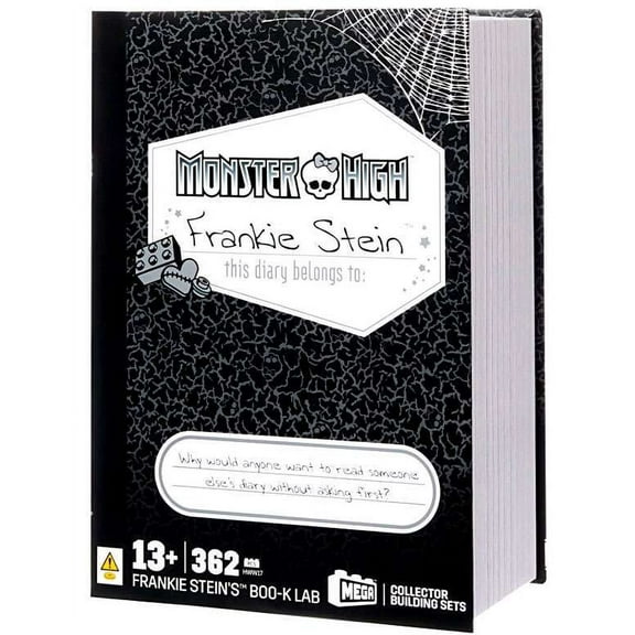 Mega Bloks Monster High Frankie Stein's Boo-k Lab Building Set