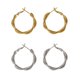 thumbnail image 4 of Pendientes de plata de ley 925 para mujer, pendientes de aro trenzados, hipoalergénicos, regalo para mujeres y niñas, 4 of 8