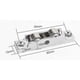 thumbnail image 4 of 4 Steel Plastic 77 Steel Plastic Double Groove Wheels Zinc Alloy Door and Window Pulley 77 Double Wheels Sliding Window Rolling Wheels Sliding Door Sl, 4 of 5