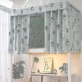thumbnail image 5 of Printed Dormitory Bed Curtain With Rope & Clasp College Single Bed Shade Cloth For 4/4.5 Inch, 5 of 5