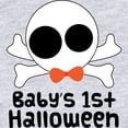 thumbnail image 2 of CafePress - Babys 1St Halloween Skull Two - Cute Infant Bodysuit Baby Romper - Size Newborn - 24 Months, 2 of 3