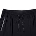 thumbnail image 4 of cfhntfmh Mens Workout Pants Elastic Waisted Drawstring Running Pants with Pockets Lightweight Athletic Clothes (Black,Small), 4 of 7