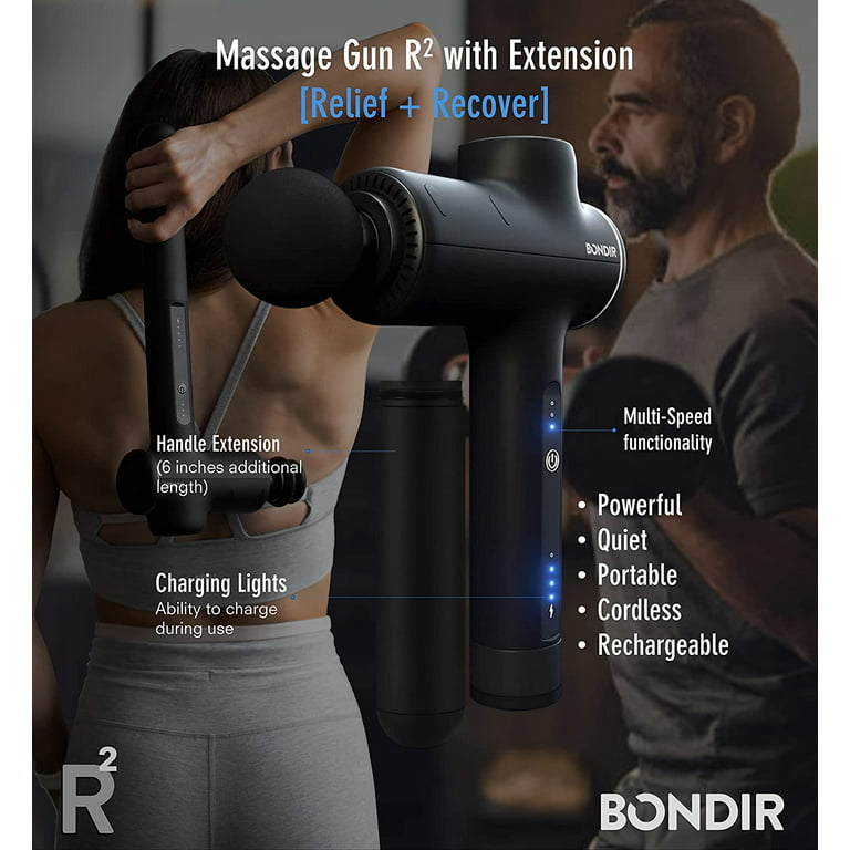 Bondir R2 Massage Gun - Percussion Deep Tissue Back Massager with