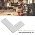 thumbnail image 4 of Machinist Square, 50x40mm 90 Degree Carbon Steel Portable Carpenters Square Ruler Easy Scribing  for Measurement, 4 of 8