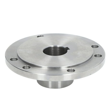 

125mm Lathe Flange High Manganese Steel Chuck Connection Flange for K11125 K12125 K72125 20mm / 0.8in