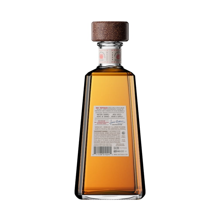 1800 Tequila Reposado, 1.75 L Glass Bottle, 40% ABV - Walmart.com