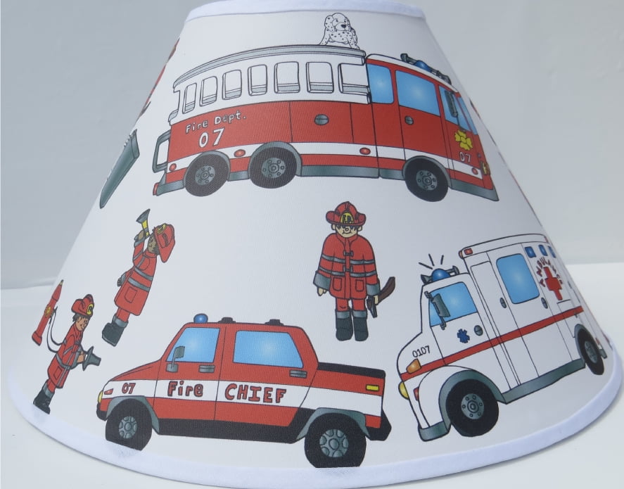 fire truck lamp shade