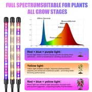 Hywyimlait 5.8 in 13 W LED 3-Way Indoor Grow Lights, Red+Blue+Yellow
