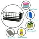 thumbnail image 2 of Apuakthei Soporte para esponja para fregadero de cocina, organizador de cepillos de limpieza, color negro, 2 of 5