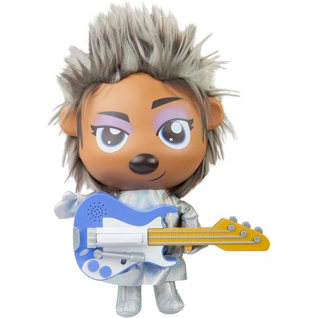 Sing 2: Riff-Rock Ash Plush Toy – Rockin’ Interactive Toy – 12'' Tall – 4 Years+