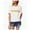 White, variant on CARBON COPY Womens New 1170 White Short Sleeve Crew Neck T-Shirt Top S B+B