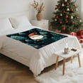 thumbnail image 6 of Steadline Festive Christmas Blanket - 100x75cm Soft Polyester Throw with Holiday Gift Box Pattern for Sofa Bed Couch Decor Winter Warmth Seasonal Home Decoration, 6 of 7