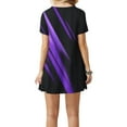 thumbnail image 2 of PATLOLLAV Womens Dresses,Women Casual Short Sleeve O-Neck Print Ladies Loose Mini Dress, 2 of 6