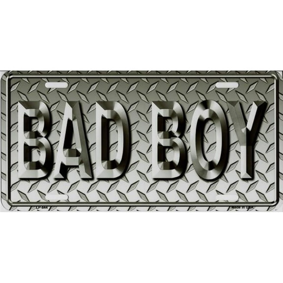 Bad Boy Metal License Plate