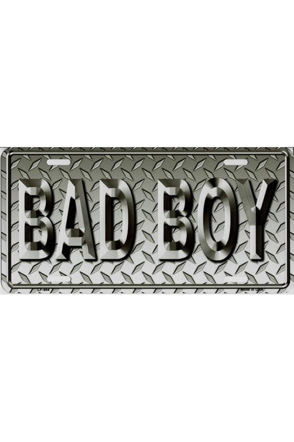 Bad Boy Metal License Plate