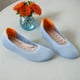 thumbnail image 3 of Zapatos de vestir de punto cómodos mocasines para mujer elegante oficina de trabajo casual, 3 of 9