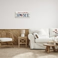 thumbnail image 2 of Stupell Industries Patriotic There's No Place Like Home Phrase Americana, 24 x 10, Design by Natalie Carpentieri, 2 of 5