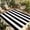 Black White, variant on Indoor Outdoor Area Rugs,Gradient Abstract Blue Brown Ocean Waves Washable Patio Rug Non-slip Quick Dry Camping Rugs,Seaside Sand Floor Carpet for Porch Deck Backyard RV Decor,6x9ft