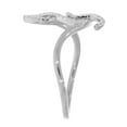 thumbnail image 2 of Treble Diamond Ring in Sterling Silver (0.15cts), 2 of 2