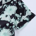 thumbnail image 6 of Uccdo 12M-6T Toddler Girls Boys Summer Satin Silk Pajamas Set Kids Short Sleeve Button Down Sleepwear, 6 of 8