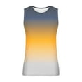 thumbnail image 4 of BXINGOHAI Men's Quick Dry Tank Top Sun Protection Sleeveless Shirts Gym Workout Beach Athletic Muscle Shirts Today Sales Yellow,4XL, 4 of 4