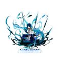 thumbnail image 1 of Genshin Impact Liyue personajes Qiqi Keqing Xingqiu Zhongli figura acrílica con soporte modelo placa soporte topper anime Gao Jinjia LED, 1 of 2