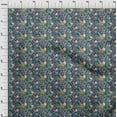 thumbnail image 4 of oneOone Rayon Blue Fabric Florals Sewing Material Print Fabric By The Yard 56 Inch Wide, 4 of 4
