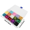 thumbnail image 3 of Clay Beads For Jewelry Making 5mm Fish Scale Sequin Craft Kit D Beads Material Set For Clothes Making DIY Kit Toys, 3 of 6