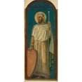 thumbnail image 2 of Jean-Hippolyte Flandrin 12x24 Gold Ornate Framed and Double Matted Museum Art Print Titled - Hezekiah, King of Judah (1856-1863), 2 of 4