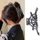 thumbnail image 1 of Pinzas para el cabello de metal con telaraña Pinzas para el cabello de aleación Estilo punk para disfraces de Halloween Accesorios para el cabello 1 pieza Pinza para el cabello de metal para cabello f, 1 of 5