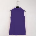 thumbnail image 5 of Miorin Women Turtleneck Sleeveless Tank Tops with Built-in Padded Bra, Stretch Modal Wireless Shelf Bra Undershirt, Solid Fitted Layering Cami for Spring Fall Winter Daily Casual Outfits, Purple L, 5 of 9
