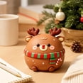 thumbnail image 4 of Christmas Reindeer Squishy Fidget Toy Crunchy Squishy Slow Rising Stress Ball for Kids Adults Anti-Stress Anxiety Relief Party Favor Goodie Bag Stocking Stuffer Desk Decoration, 4 of 4