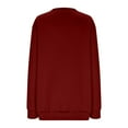 thumbnail image 3 of Jalioing Women's Casual Sweatshirts Loose Basic Long Sleeve Crew Neck Shirts Solid Color Fashion Pullover Tops, 3 of 5