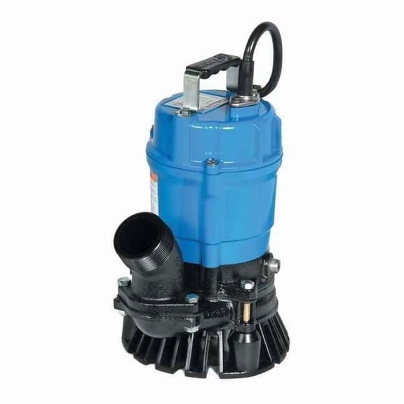 Tsurumi HS2.4S Manual Electric Semi Vortex Submersible Trash Single Phase Pump