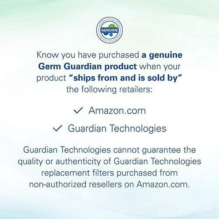 Germ Guardian Filter K HEPA Pure Genuine Replacement Filter for