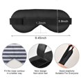 thumbnail image 7 of IAUYY Sleep Mask, Super Soft Eye Masks with Adjustable Strap, Lightweight Comfortable Blindfold,Perfect Blocks Light for Men Women Blue and White Stripes, 7 of 7