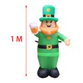 thumbnail image 3 of Decoraciones inflables de San Patricio, , Leprechaun luminoso, hinchables para interiores y exteriores, adornos de jardín de Yotijar Decoraciones Inflables, 3 of 10