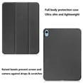 thumbnail image 3 of Tarise Case for iPad 10th Generation 10.9 inch 2022 Slim Thin Lightweight Stand Tri-fold Folio Smart Magnet Cover with Auto Wake/Sleep PU Leather Hard PC Back Shockproof Case for iPad 10th Gen, Black, 3 of 9