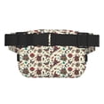 thumbnail image 3 of Fotbe Insects A Cangurera Cuadrada con Estampado de Doble Capa, Bolsa de Cintura Ajustable Mini para Hombres y Mujeres, 3 of 9