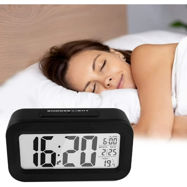 Reloj despertador digital a pilas hotsell