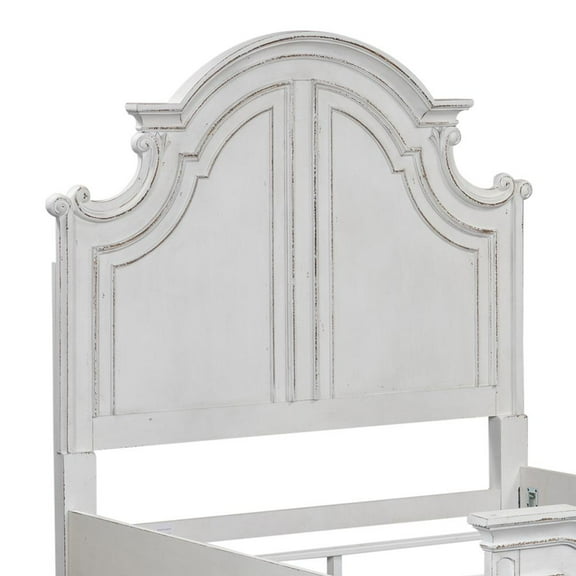 Liberty Furniture Industies, INC Magnolia Manor King Panel Headboard in Antique White