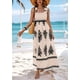 thumbnail image 3 of Vestido PRETTYGARDEN 2025 Maxi Floral Boho Sin Mangas XL, 3 of 5