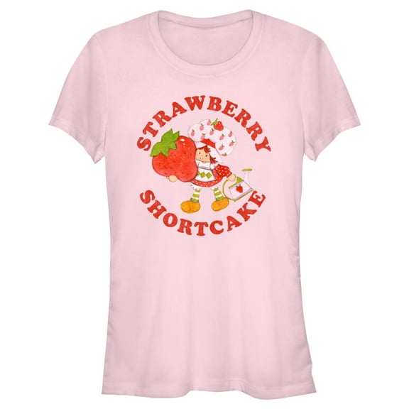 Junior's Strawberry Shortcake Center Berry  Graphic T-Shirt
