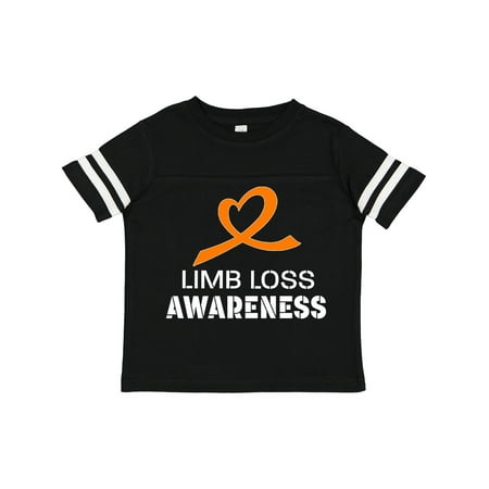 

Inktastic Limb Loss Awareness Heart Orange Ribbon Gift Toddler Boy or Toddler Girl T-Shirt